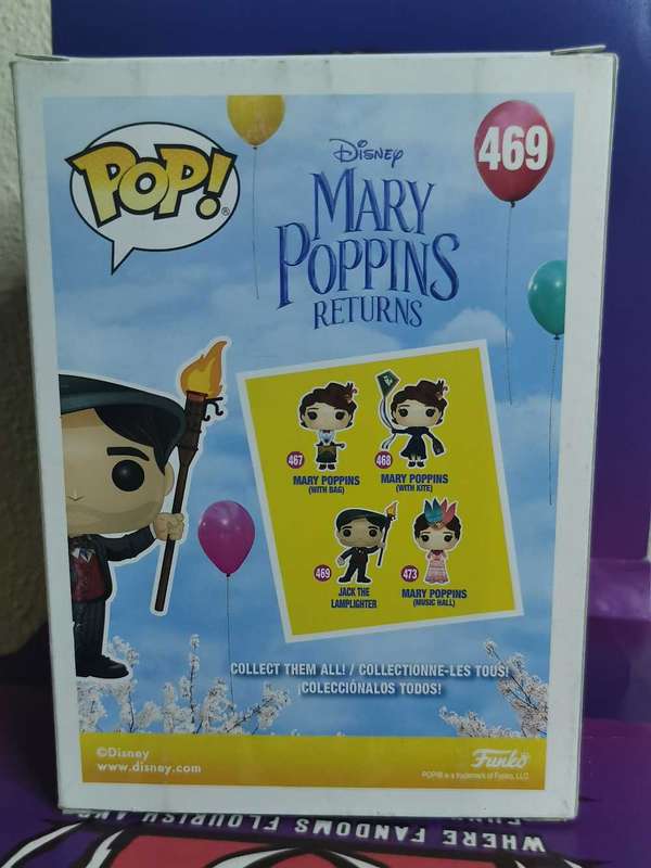 Jack The Lamplighter Funko pop - Mar Poppins