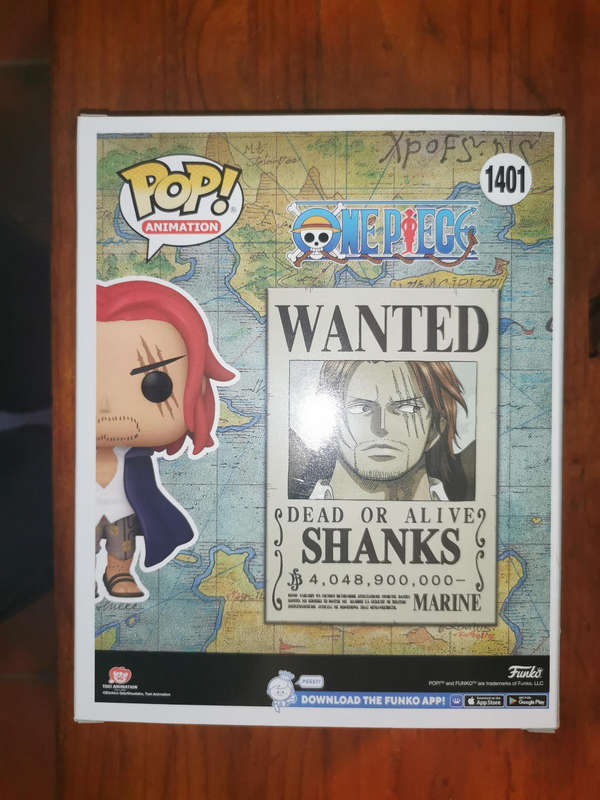 Shanks wanted poster funko pop One Piece