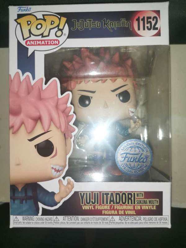Yuji Itadori Sukuna Mouth Funko Pop Special Edition Jujutsu Kaisen