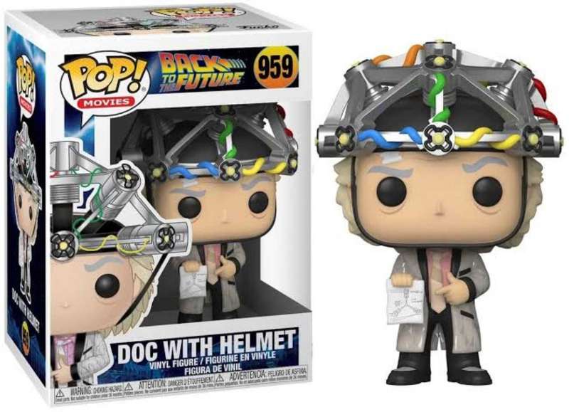 Funko Pop! Vinyl: Back to the Future - Doc with Helmet #959