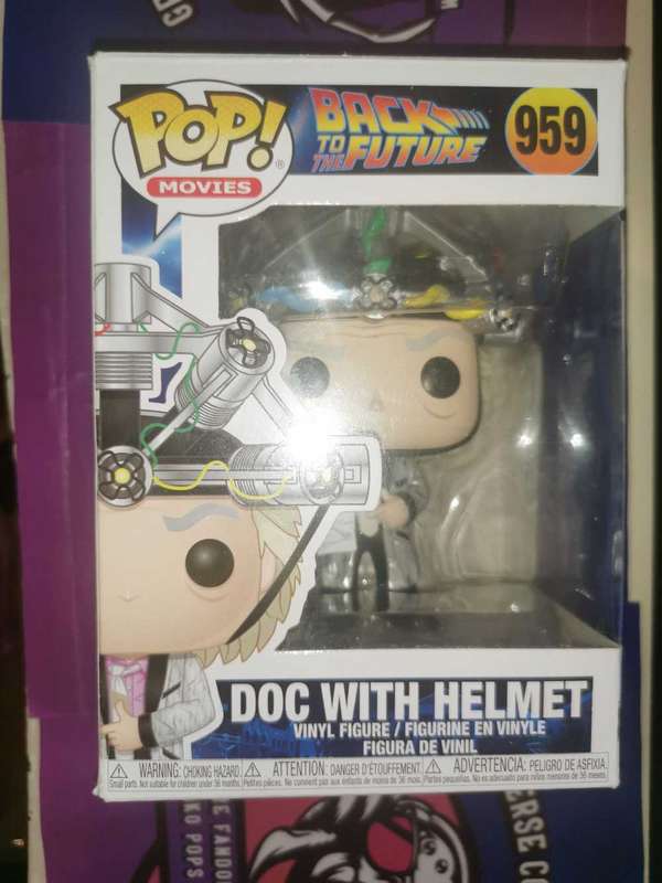Funko Pop! Vinyl: Back to the Future - Doc with Helmet #959