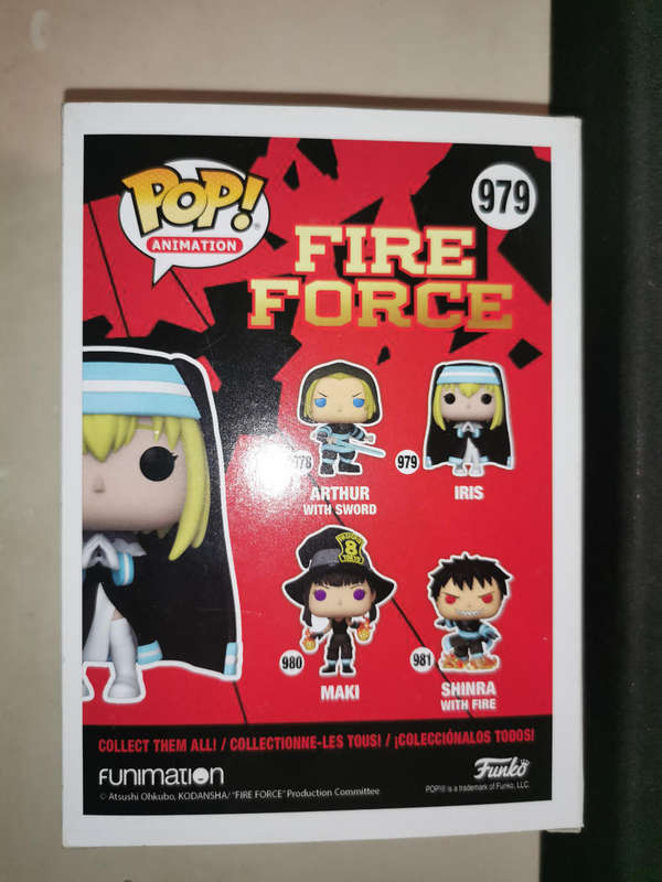 Iris Fire force funko pop