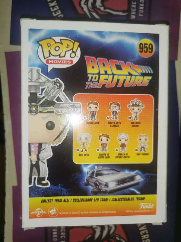 Funko Pop! Vinyl: Back to the Future - Doc with Helmet #959