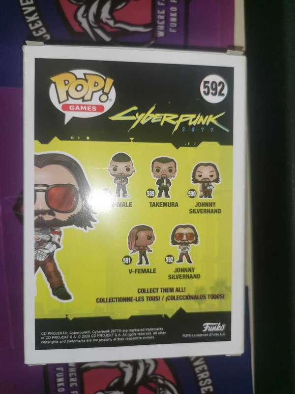 Funko Pop! 592 Cyberpunk - Johnny Silverhand (Glow In The Dark)