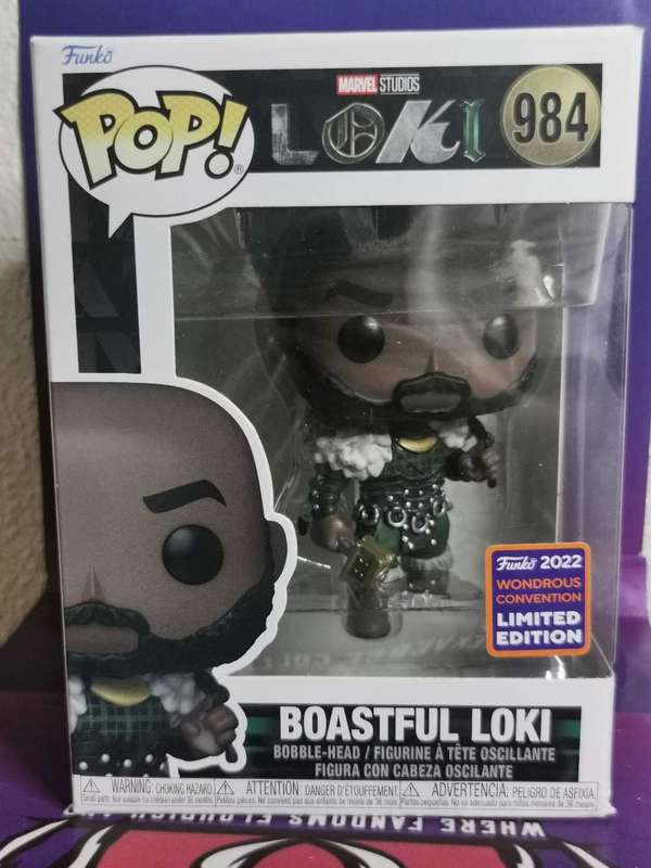 Boastful Loki 2022 wondrous convention funko pop