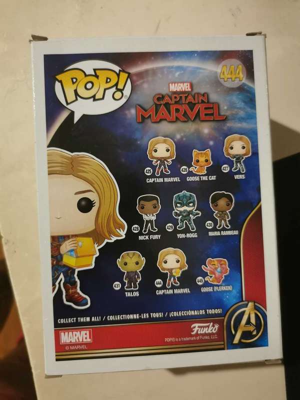 Captain Marvel GITD Funko pop