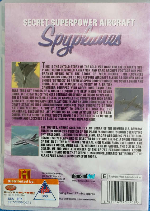 Spyplane , Secret Superpower Aircraft