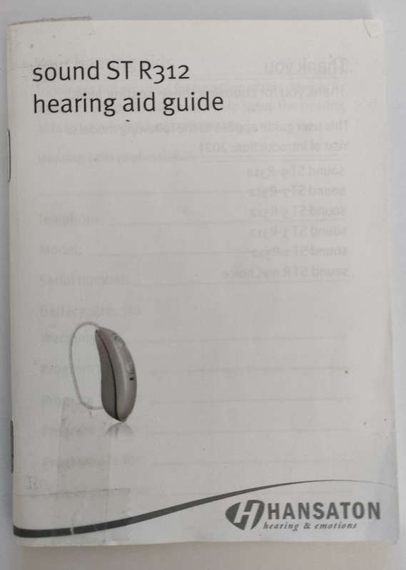 Hearing Aid- Hansaton
