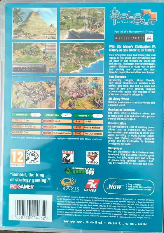 Sid Meyer's 4 Civilization - PC Game