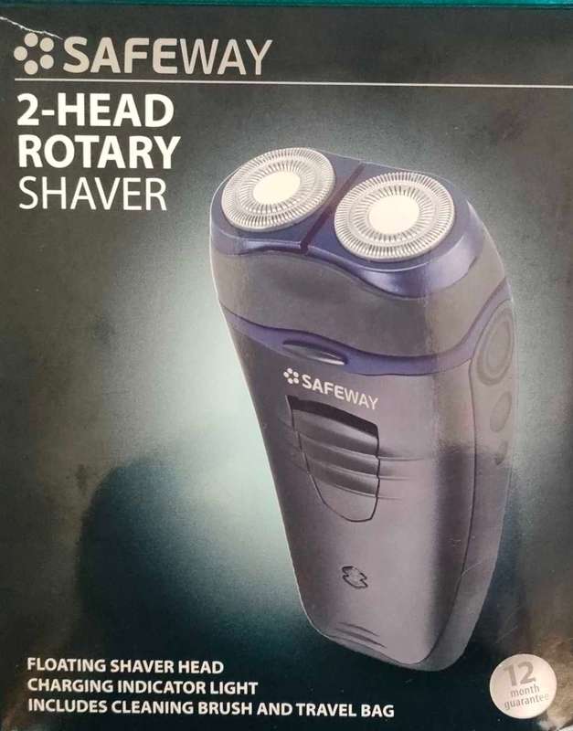 Shaver-2 head rotary shaver