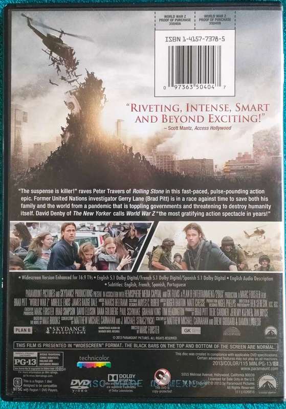 World War Z - DVD