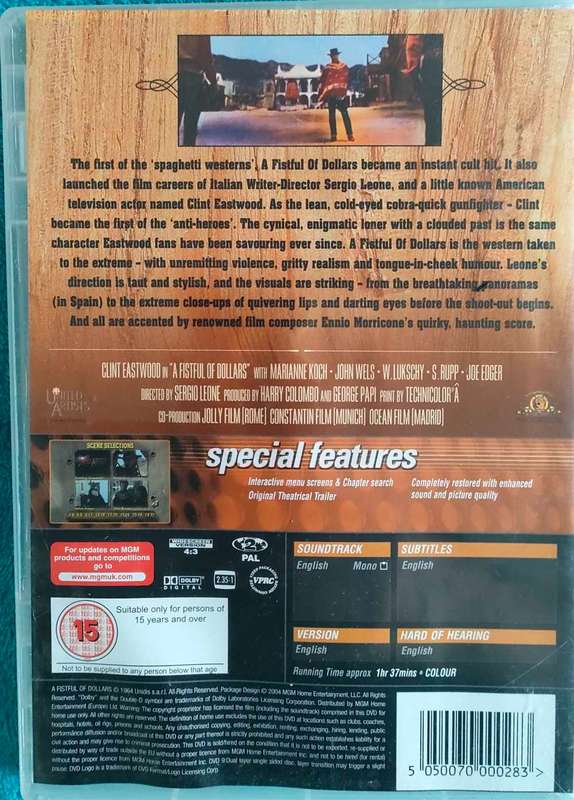 A Fistful of Dollars - DVD