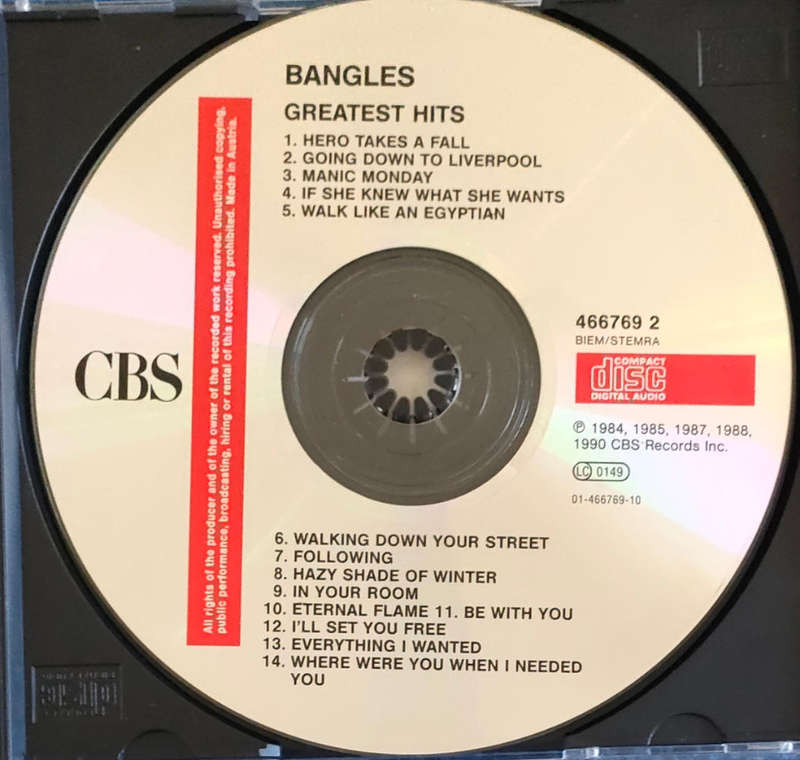 Bangles - Greatest Hits