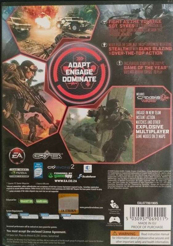 Crysis Warhead PC Game
