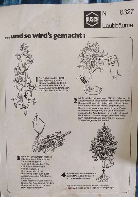 N Gauge Model Tree kit
