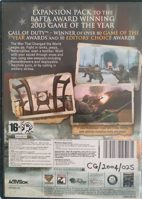 Call of Duty - United Offensive Expansion Pack