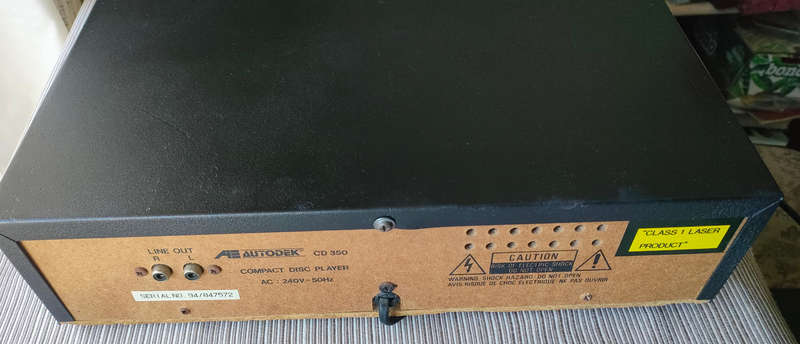 Cd Player Vintage Autodeck 350