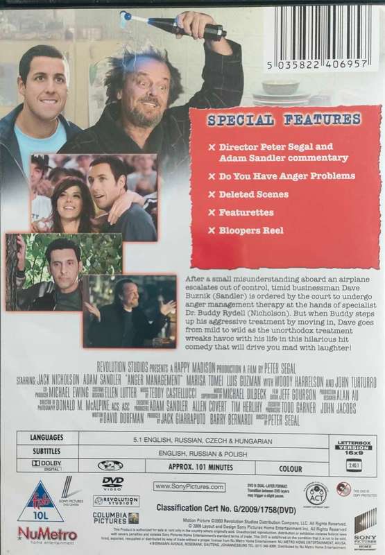 Anger Management - DVD