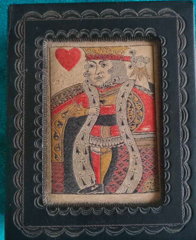 Vintage Playing Card Box with Bridge Rules