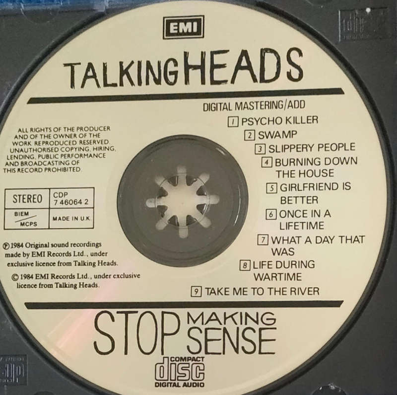 Talking Heads -Stop Making Sense