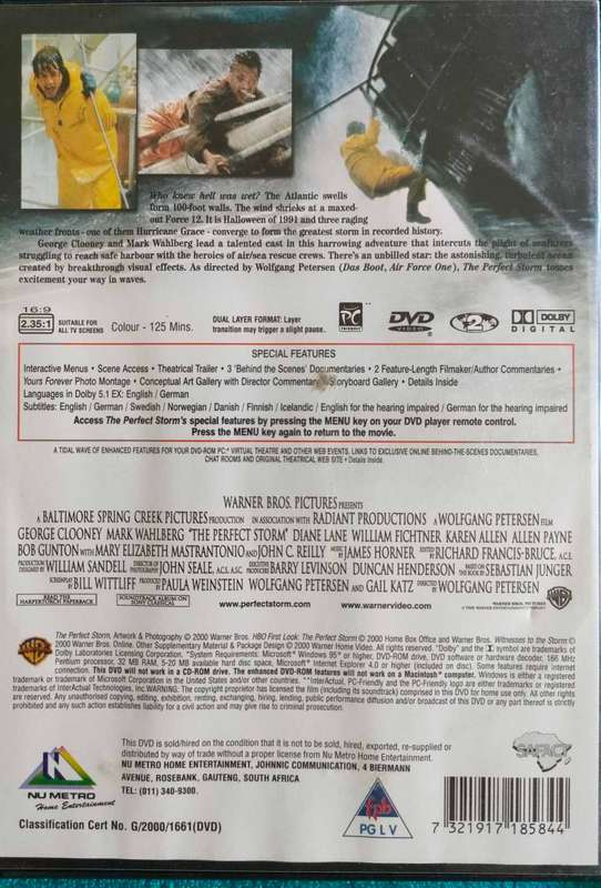 The Perfect Storm -DVD