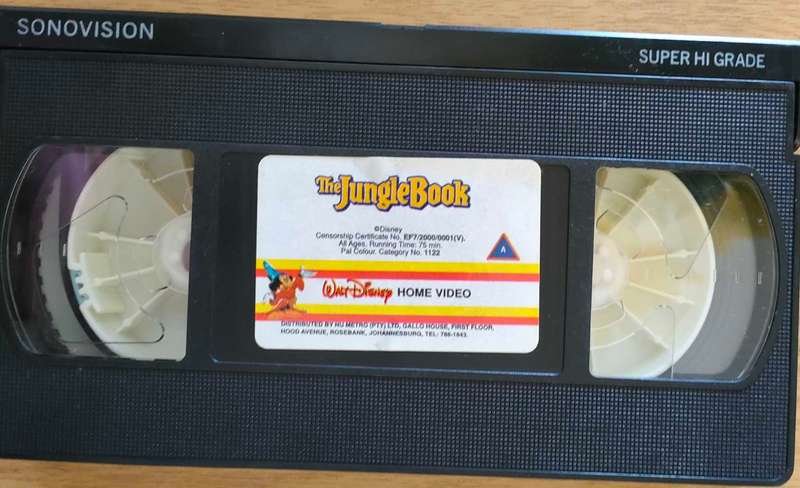 Jungle Book -VHS Video tape