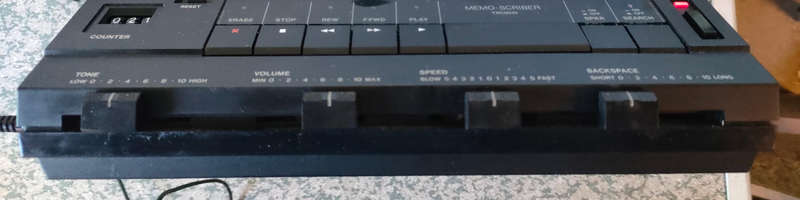 Sanyo Transcriber Machine / Tapedeck