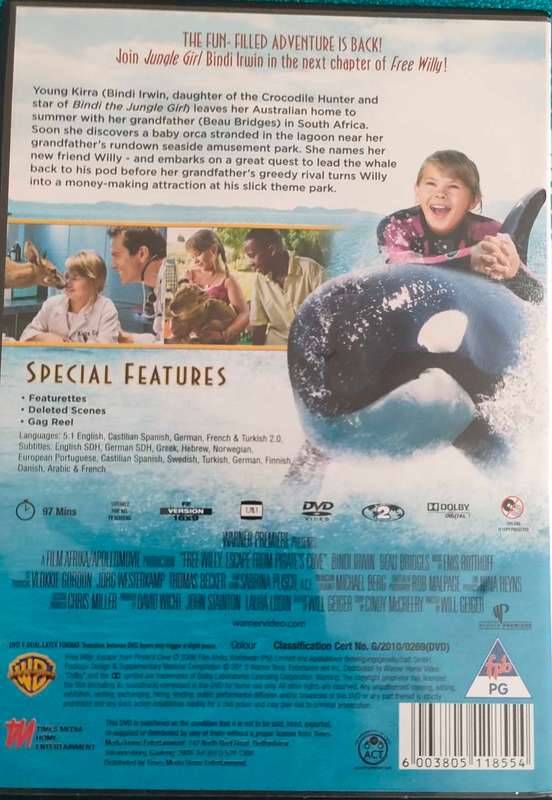 Free Willy -DVD