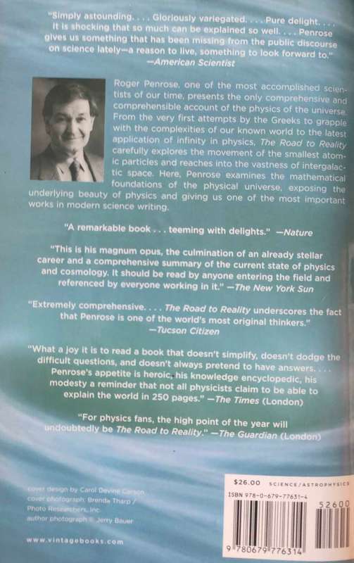 The Road to Reality,Roger Penrose