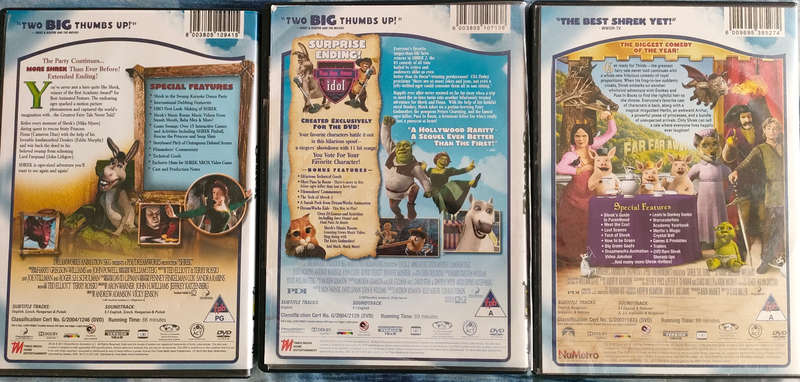 Shrek 1,2,3- Bundle
