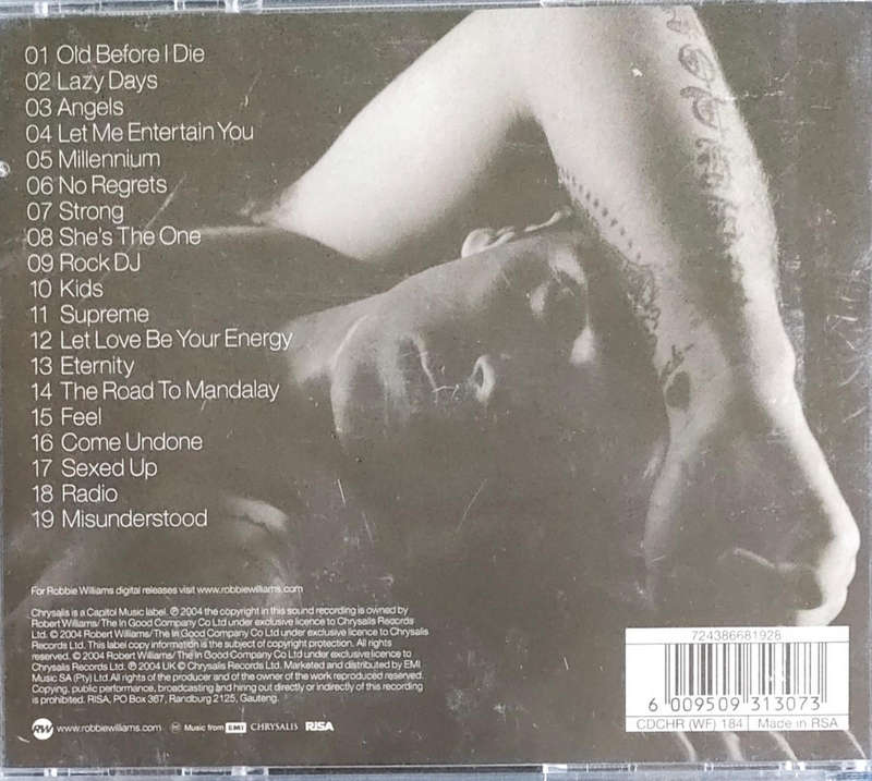 Robbie Williams Greatest Hits