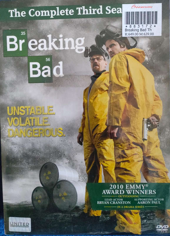 Breaking Bad ,Seasons 1,2,3