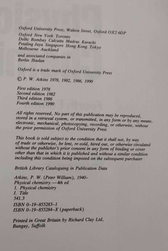 Physical Chemistry