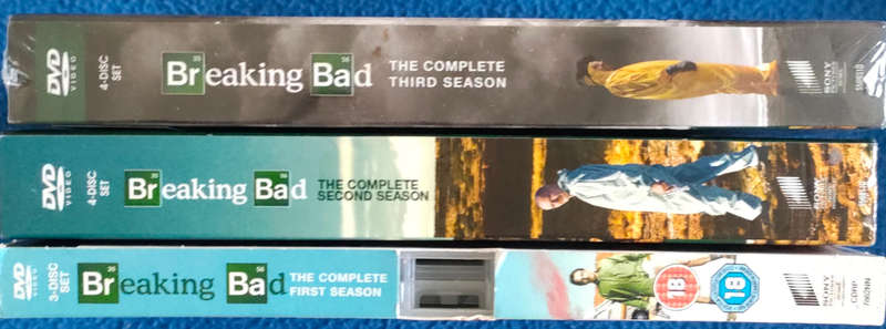 Breaking Bad ,Seasons 1,2,3
