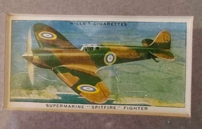 Spitfire framed picture