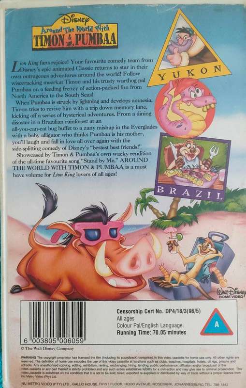 Around The World With Timon and Pumbaa
