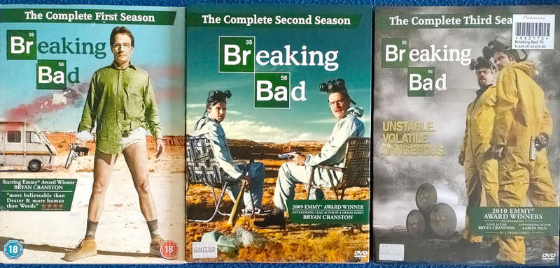 Breaking Bad ,Seasons 1,2,3