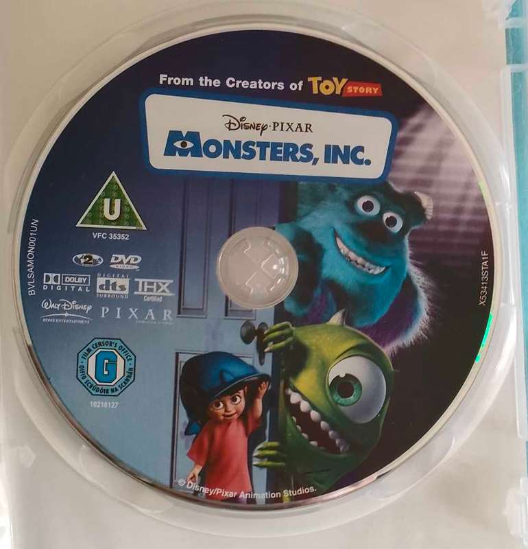 Monsters Inc -DVD