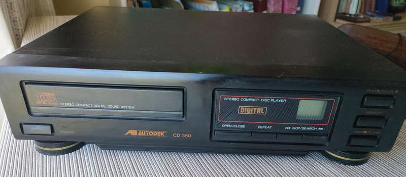 Cd Player Vintage Autodeck 350