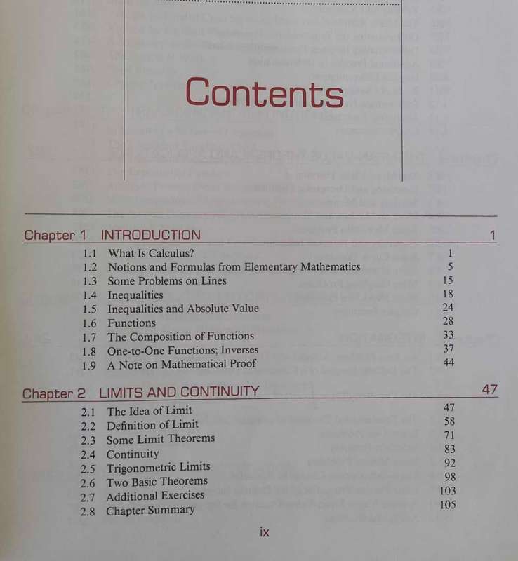 Calculus - One and Several Variables