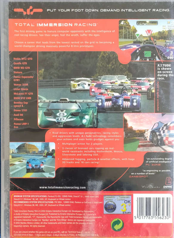 Total Immersion Racing
