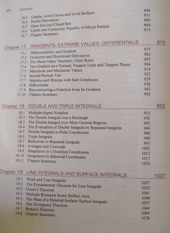 Calculus - One and Several Variables