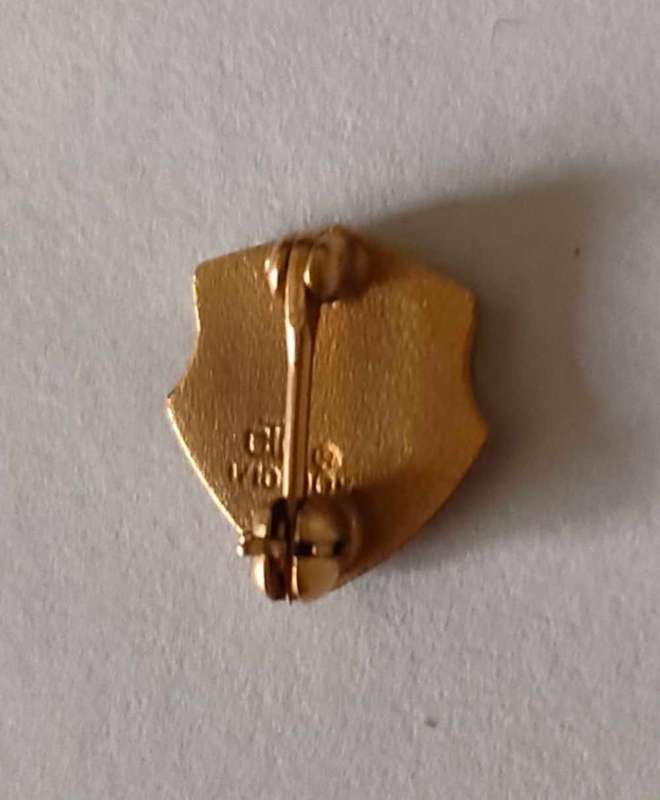 Firestone 10 Year Gold Pin