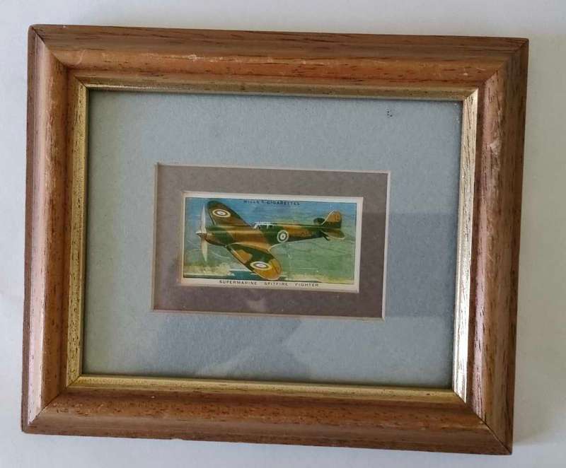 Spitfire framed picture