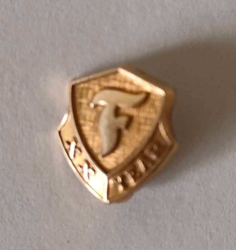 Firestone 10 Year Gold Pin