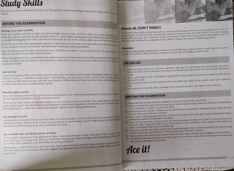 Maths 8 ,Ace It Study Guide