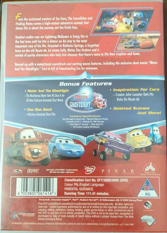 Cars - DVD