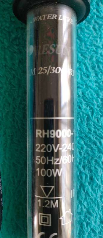Aquarium heater resun 100 watt
