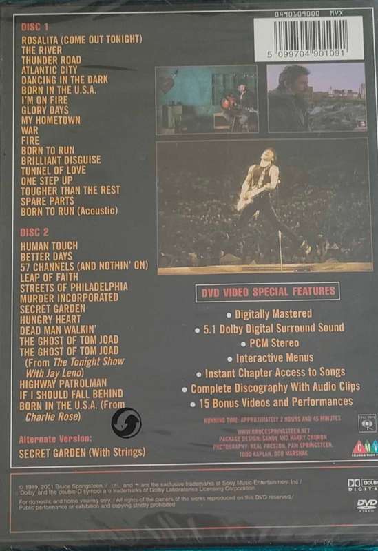 Bruce Springsteen- The Complete Video Anthology 1978 - 2000