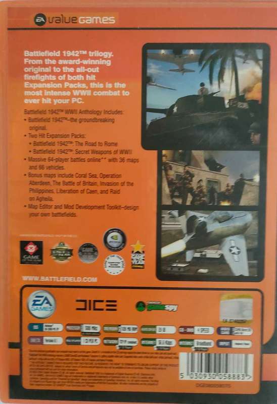 Battlefield 1942 WW 2 Anthology PC Game